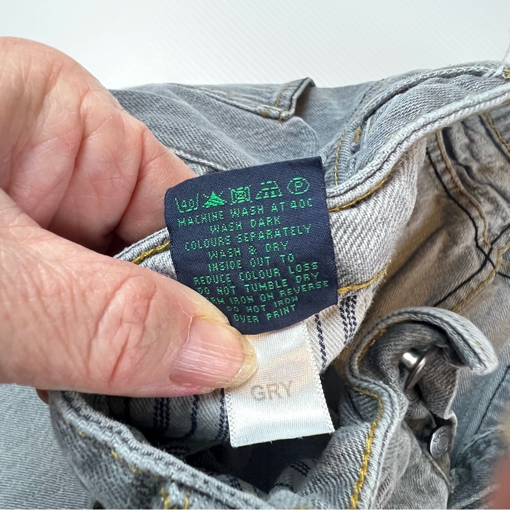 Boden Men’s Vintage Gray Denim Jeans, Size 38 Regular - Picture 7 of 13